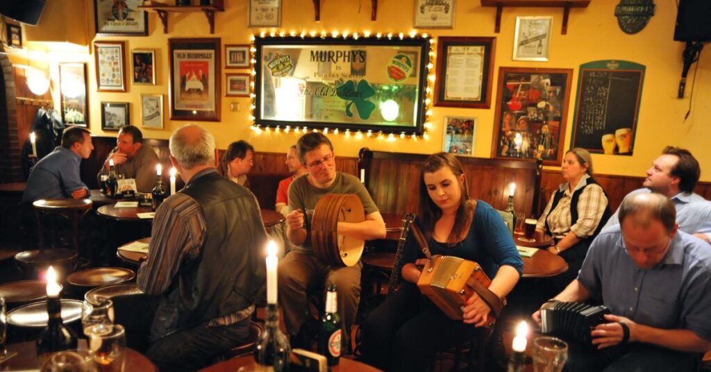 The Foot Tapping In An Irish Session